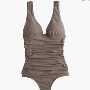 J. Crew D-cup Ruched Femme One Piece  Swimsuit Size 0 NWT